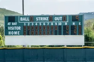 Baseball scoreboard and statistics you should know